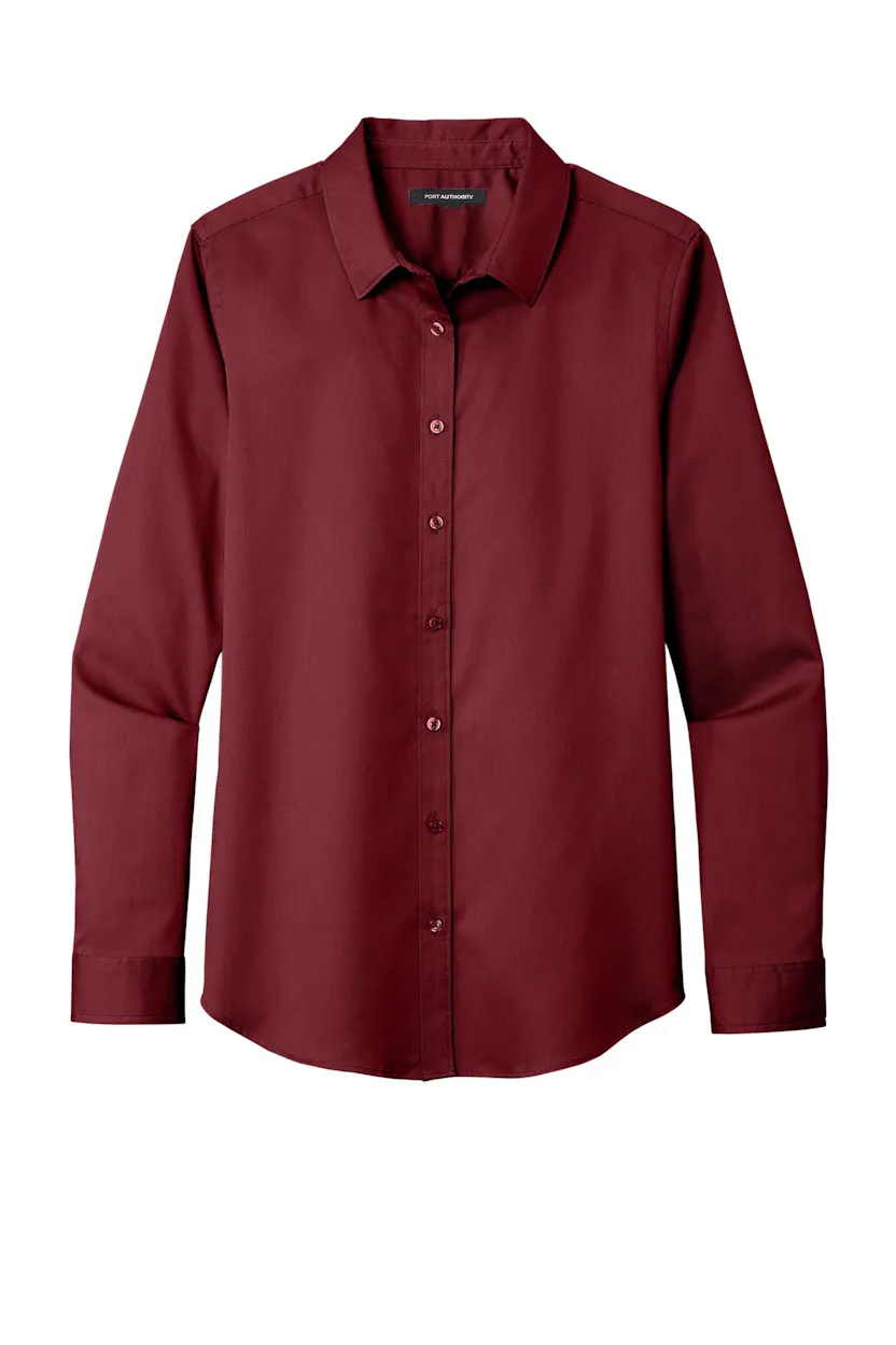 Port Authority LW808 Women's Long Sleeve SuperPro ReactTwill Shirt