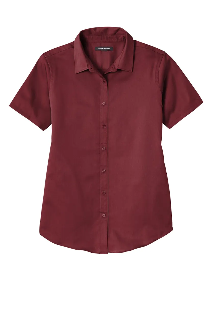 Port Authority LW809 Women's Short Sleeve SuperPro ReactTwill Shirt