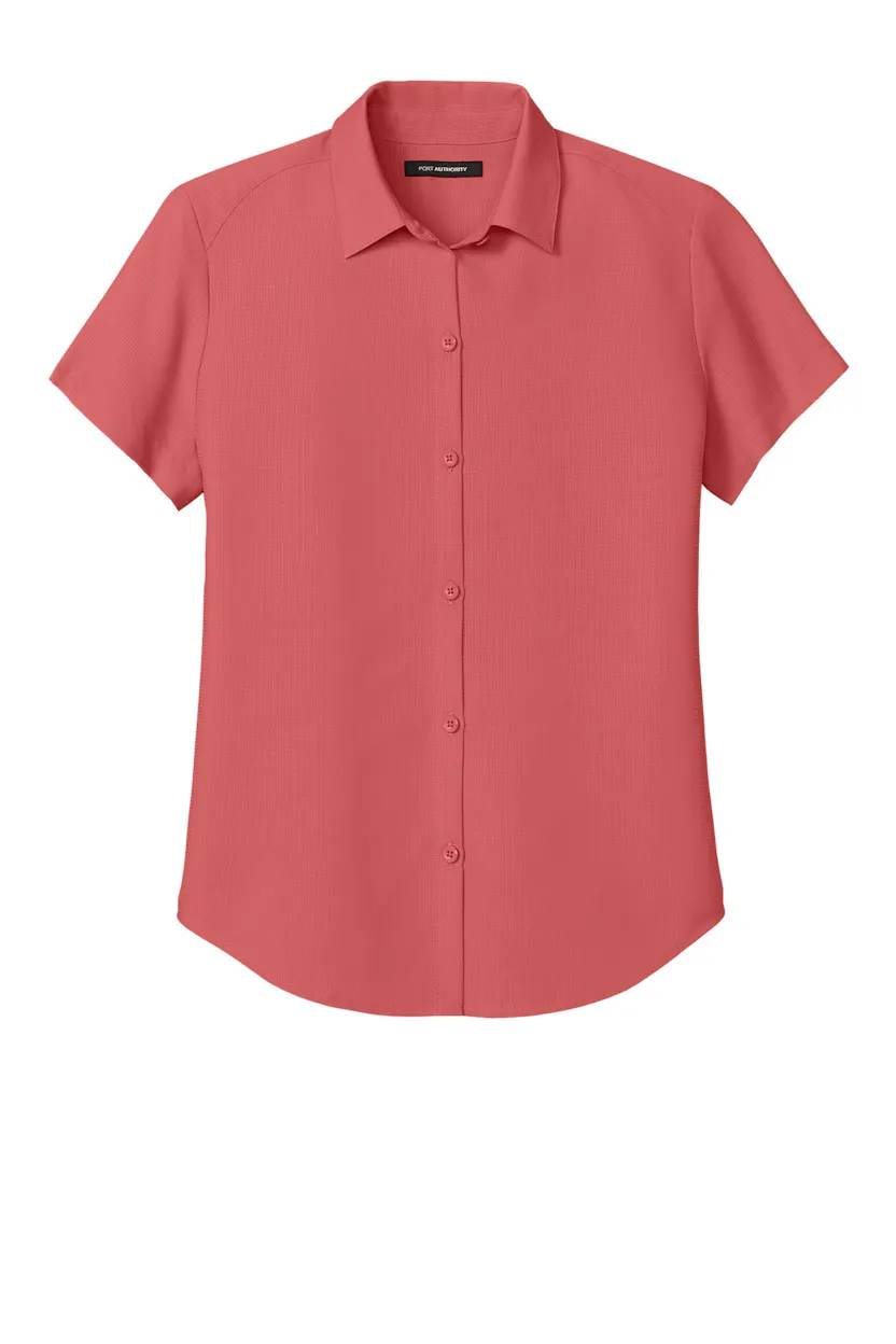 Port Authority LW963 Women's Short Sleeve UV Dockside Shirt