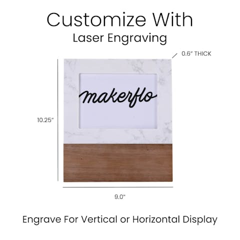 Marble Picture Frame 5x7"