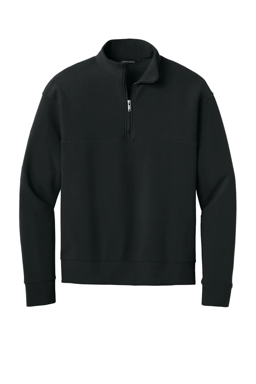 Mercer+Mettle MM3040 Linear Texture 1/4-Zip