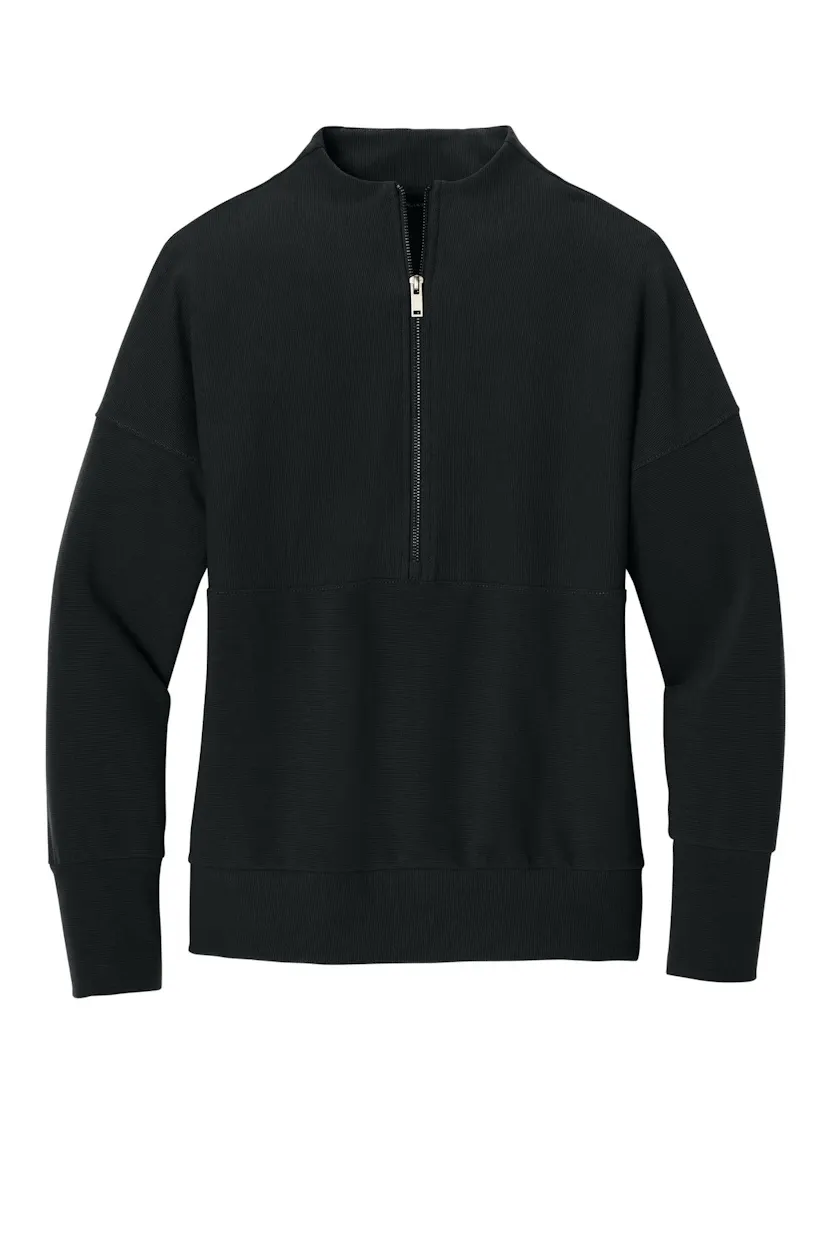 Mercer+Mettle MM3041 Women's Linear Texture 1/4-Zip