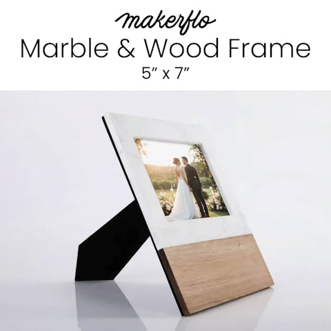 Marble Picture Frame 5x7"