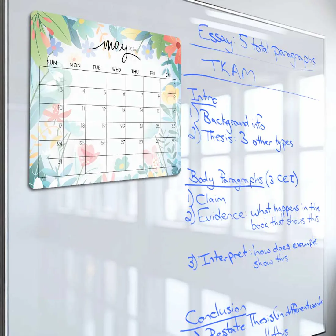 Imanes de calendario personalizados