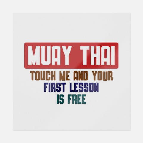 Muay Thai Touch Me First Lesson