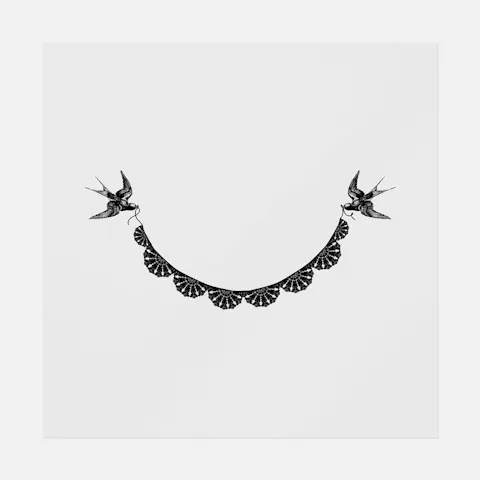 Faux Lace Collar Ready-to-Press DTF Transfer