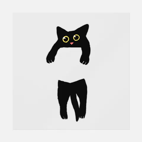 Pocket Cat Ready-to-Press DTF Transfer