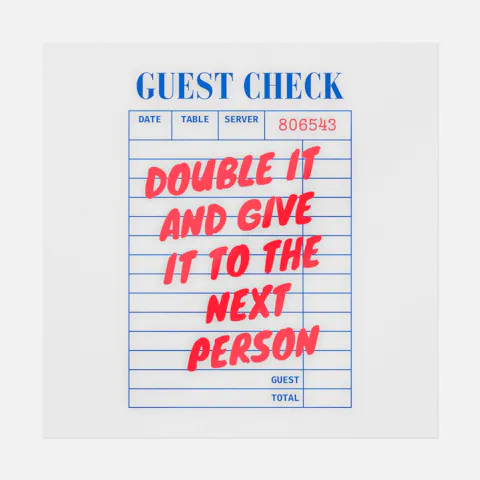 Double It Guest Check Ready-to-Press DTF