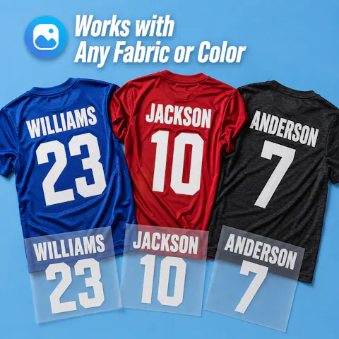 DTF Transfers Names & Numbers