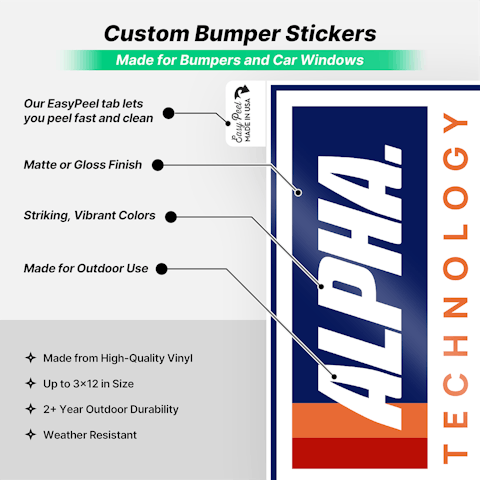Custom Bumper Stickers