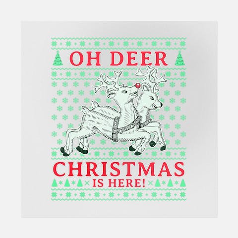 Oh Deer - Christmas Ready-to-Press DTF Transfer