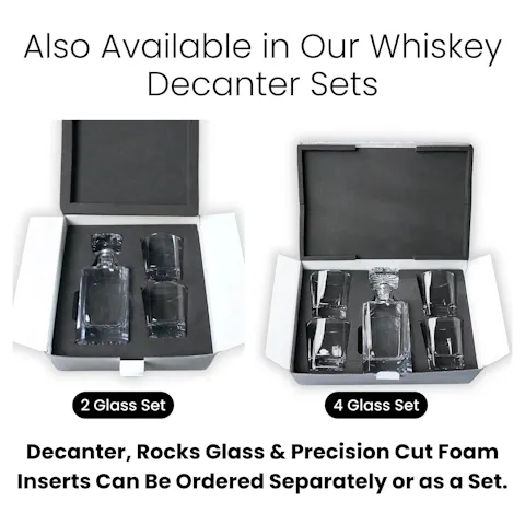 Whiskey Decanter - Square - 750ML