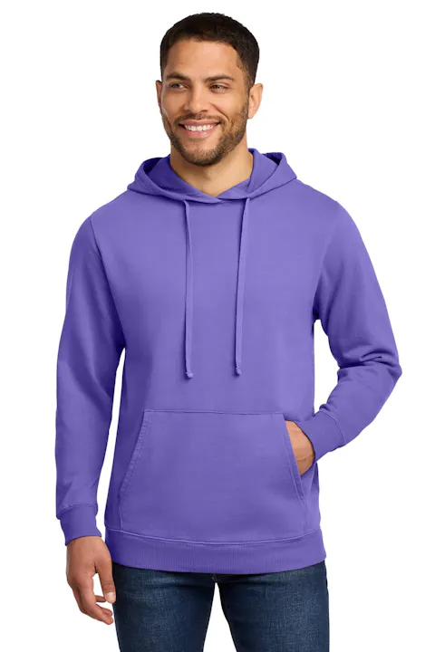Port & Co PC098H Beach Wash Garment-Dyed Pullover Hooded Sweatshirt