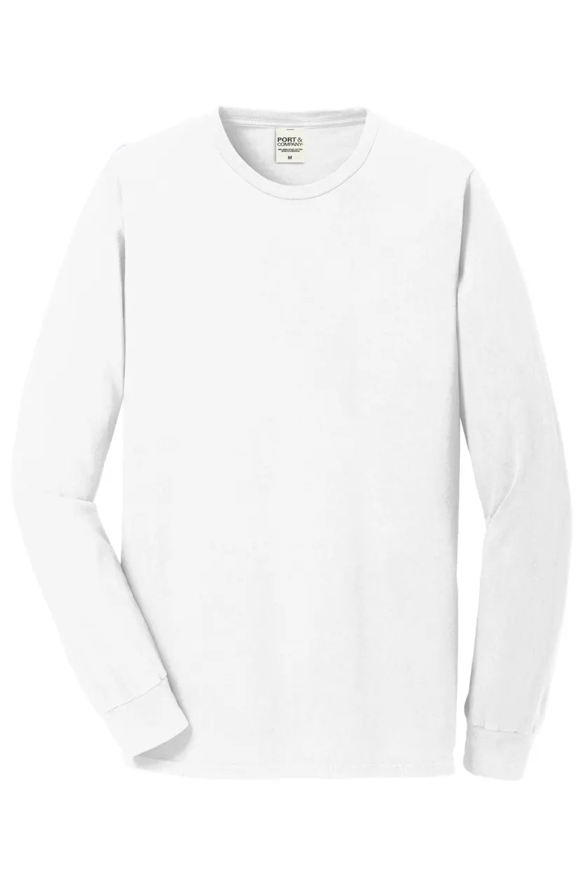 Port & Co PC099LS Beach Wash Garment-Dyed Long Sleeve Tee