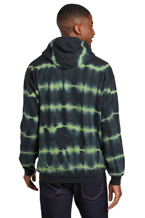 Port & Co PC143 Allover Stripe Tie-Dye Fleece