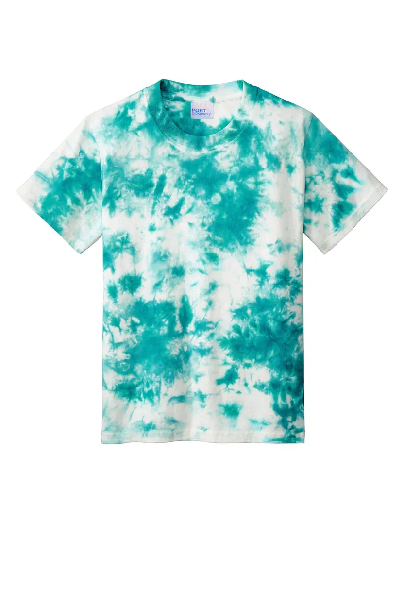 Port & Co PC145Y Youth Crystal Tie-Dye Tee