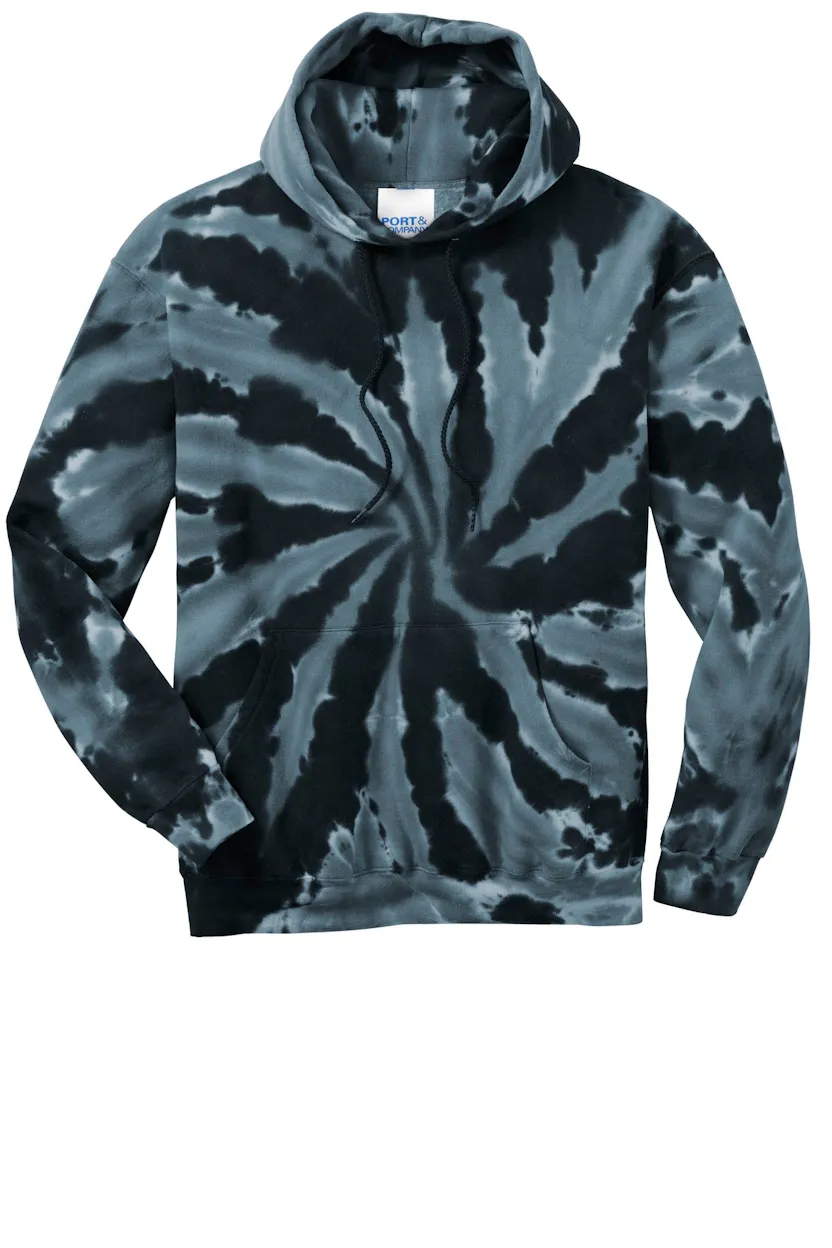 Port & Co PC146 Tie-Dye Pullover Hooded Sweatshirt
