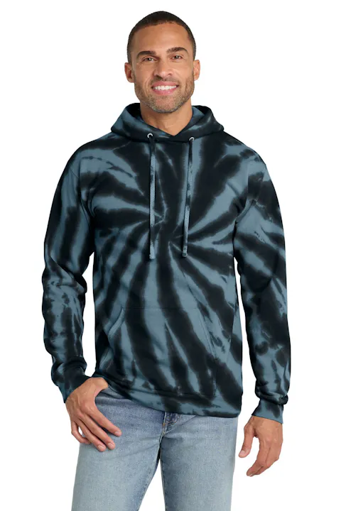 Port & Co PC146 Tie-Dye Pullover Hooded Sweatshirt