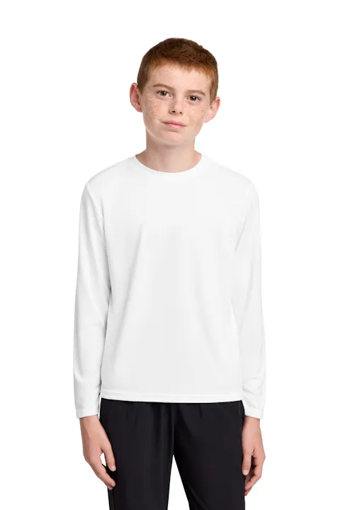 Port & Co PC380YLS Youth Long Sleeve Performance Tee