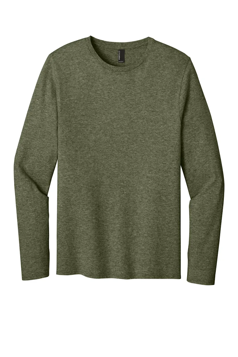 Port & Co PC43LS Easy Cotton Long Sleeve Tee