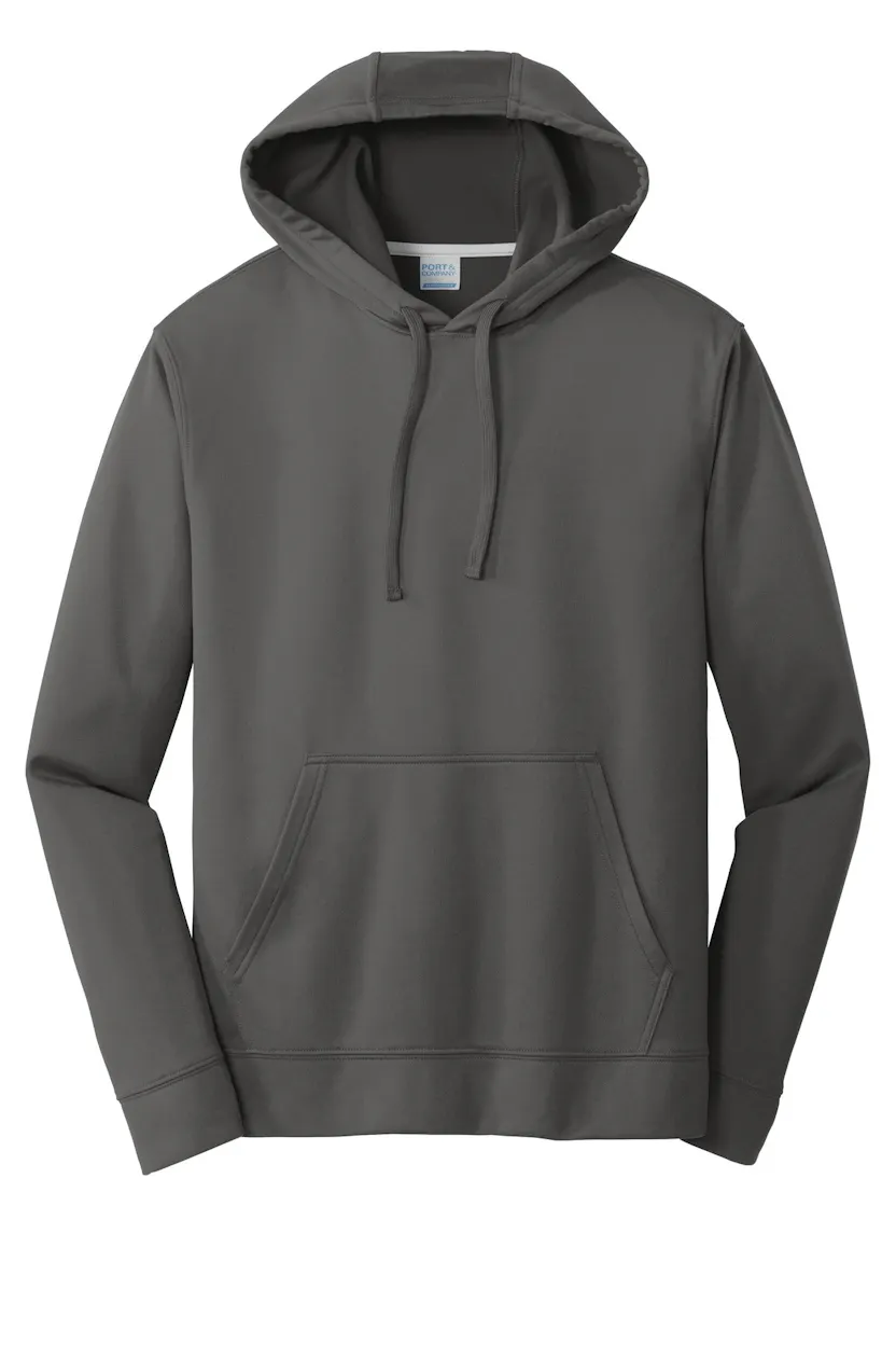Port & Co PC590H Performance Fleece Pullover Hooded Sweatshirt