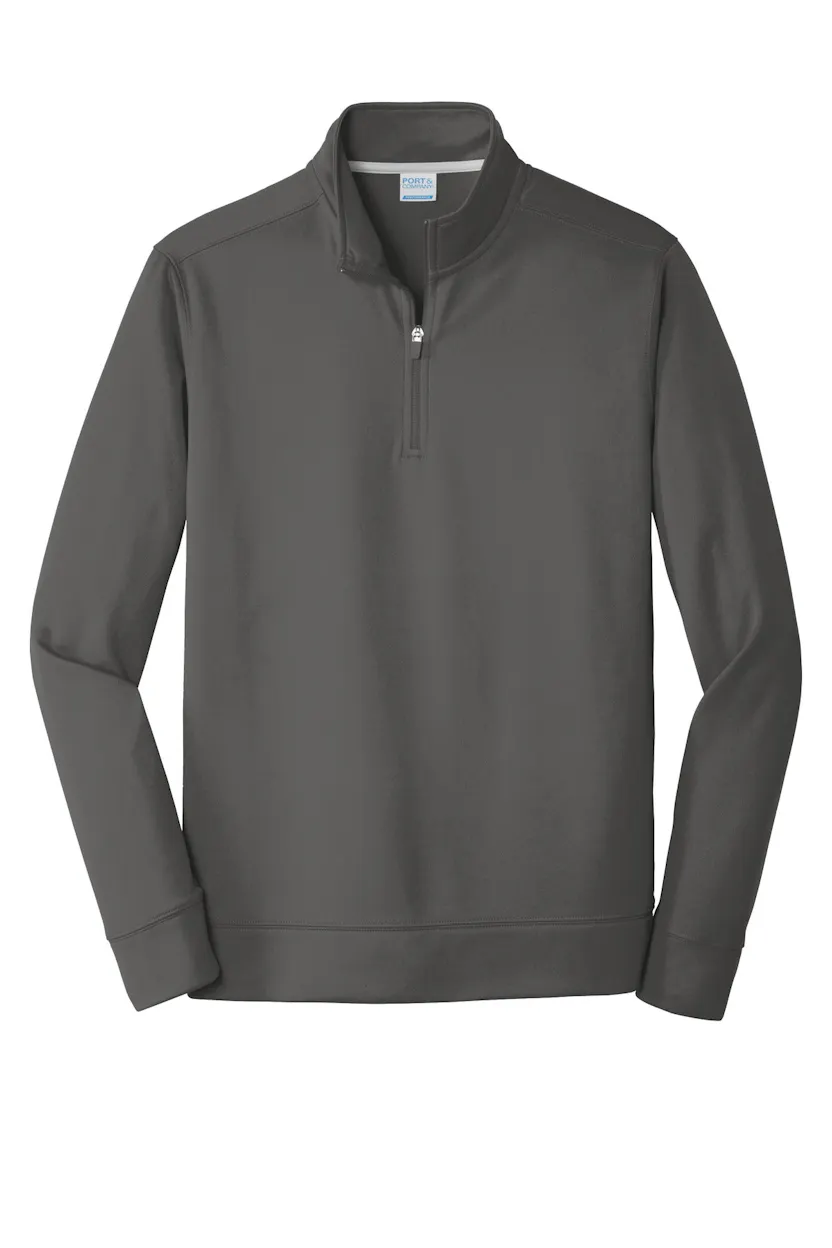 Port & Co PC590Q Performance Fleece 1/4-Zip Pullover Sweatshirt