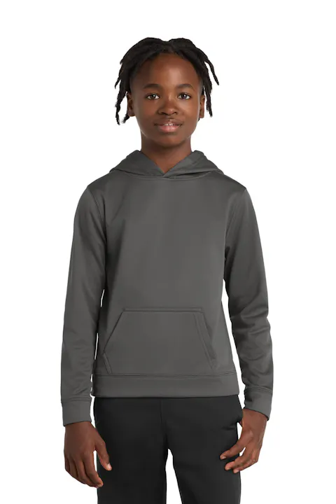 Port & Co PC590YH Youth Performance Fleece Pullover Hooded Sweatshirt