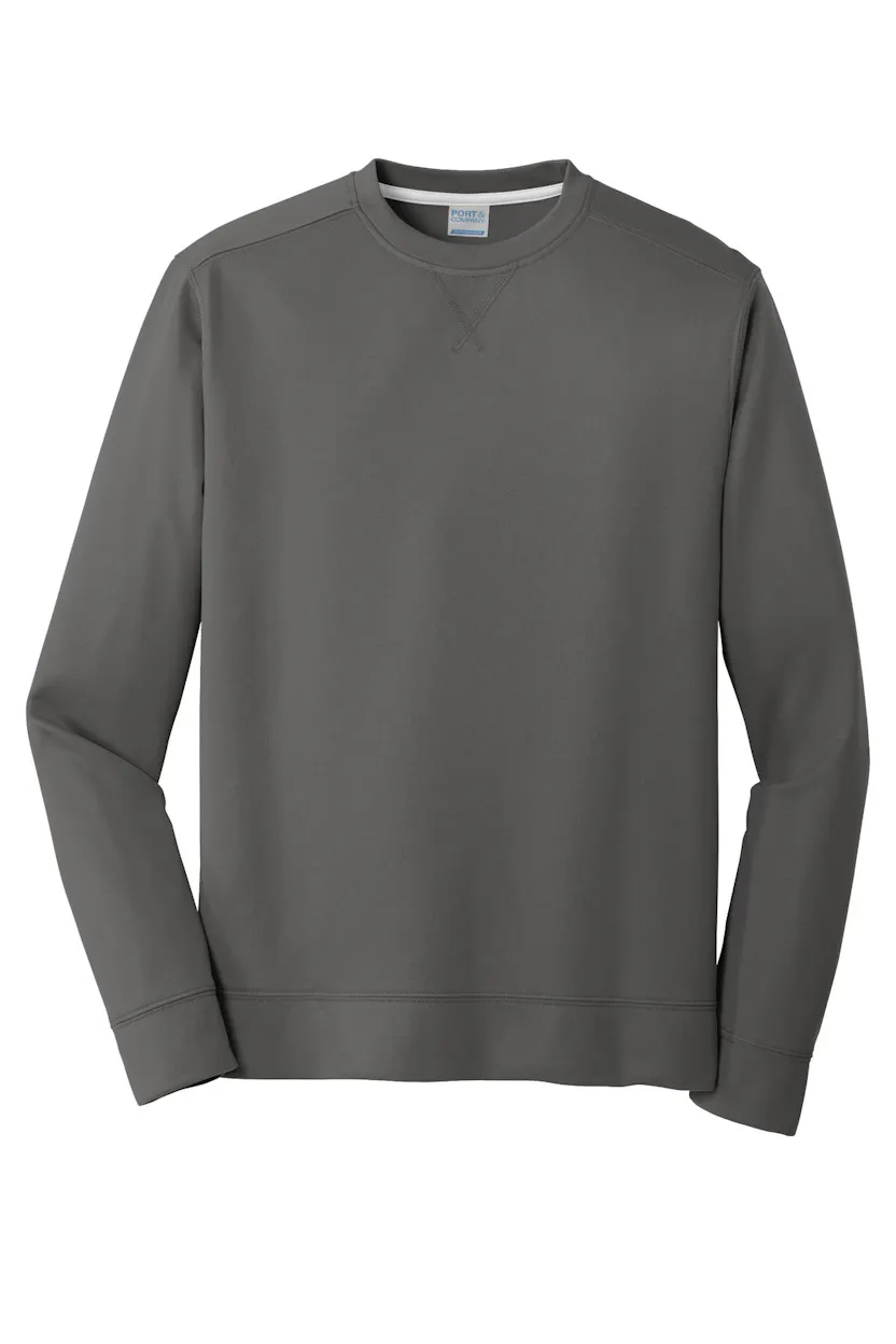 Port & Co PC590 Performance Fleece Crewneck Sweatshirt