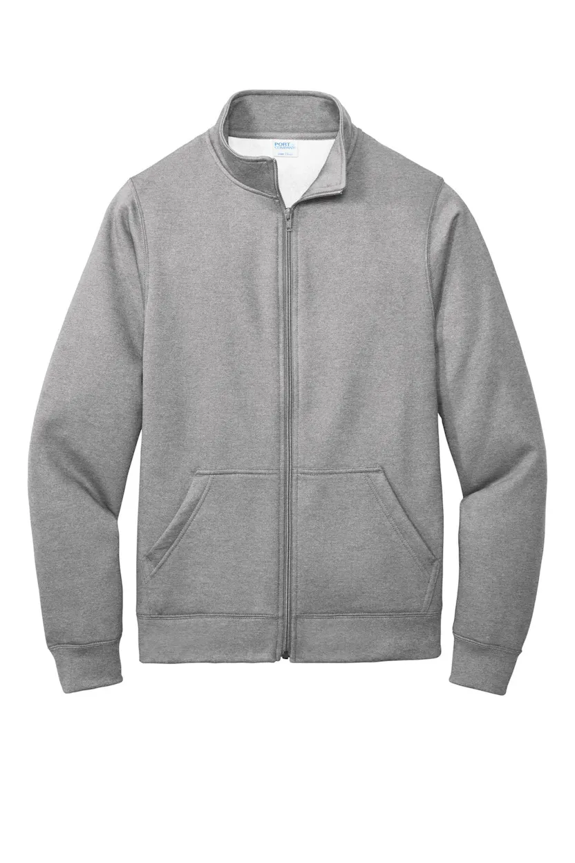 Port & Co PC78FZ Core Fleece Cadet Full-Zip Sweatshirt