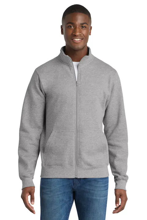 Port & Co PC78FZ Core Fleece Cadet Full-Zip Sweatshirt