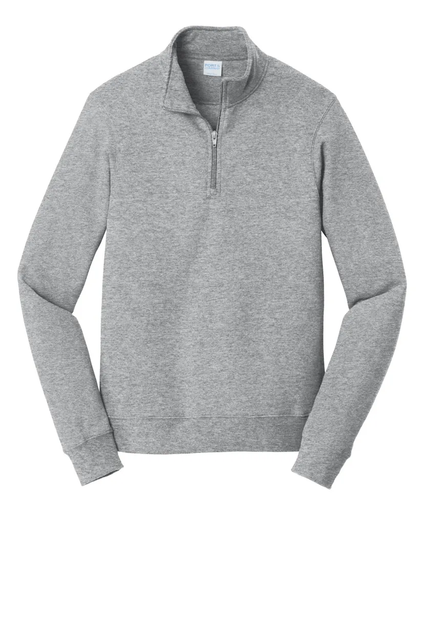 Port & Co PC850Q Fan Favorite Fleece 1/4-Zip Pullover Sweatshirt