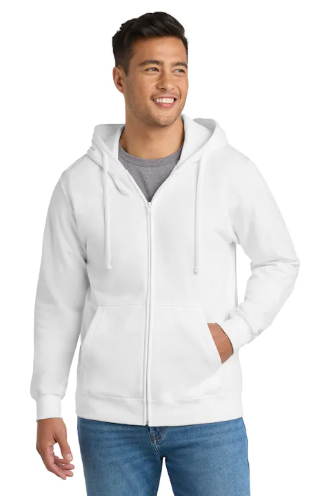Port & Co PC850ZH Fan Favorite Fleece Full-Zip Hooded Sweatshirt
