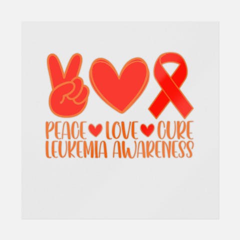 Peace Love Cure Leukemia