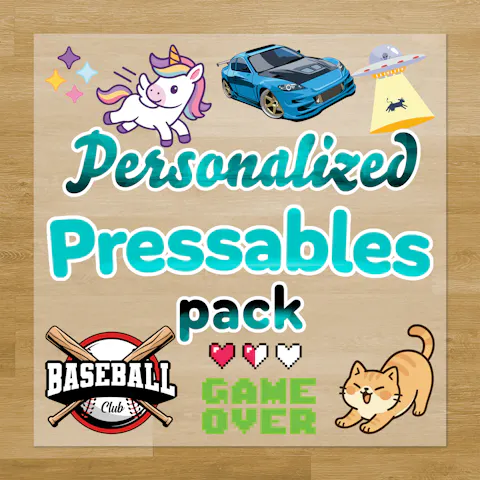 Personalized Pressables Pack