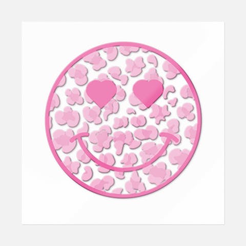 Pink Round Smiley