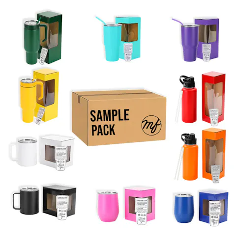 Powder Coated Tumbler 10 Pack