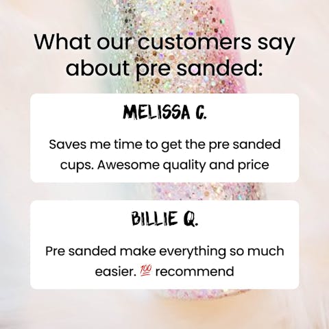 Pre-Sanded 20oz Skinny Tumbler