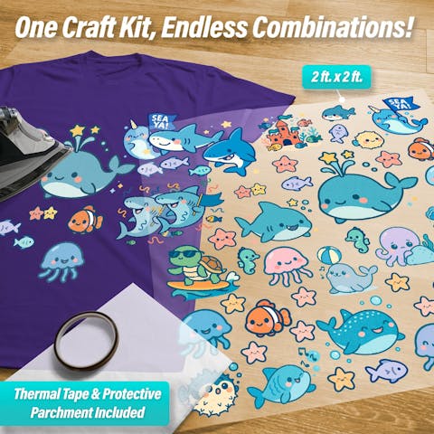 Ocean & Sea Life Pressables Pack