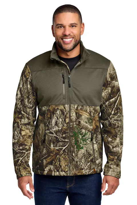 Russell Outdoors RU601 Realtree Atlas Colorblock Soft Shell