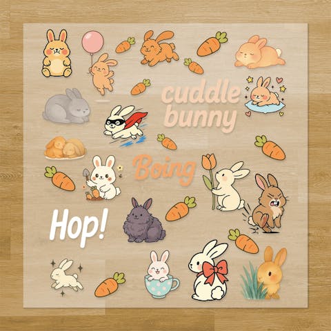 Rabbits Pressables Pack