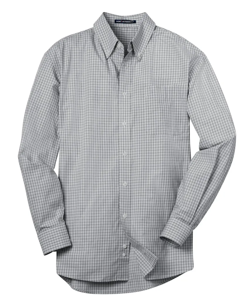 Port Authority S639 Plaid Pattern Easy Care Shirt