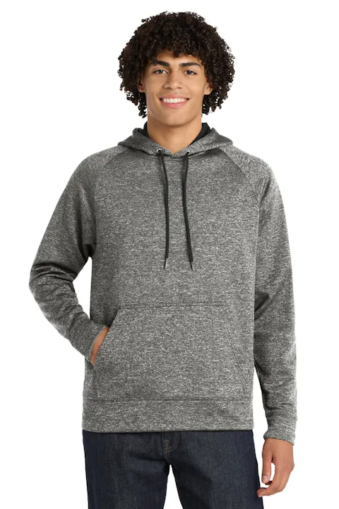 Sport-Tek ST225 PosiCharge Electric Heather Fleece Hooded Pullover