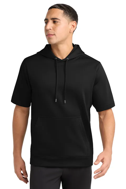 Sport-Tek ST251 Sport-Wick  Fleece Short Sleeve Hooded Pullover