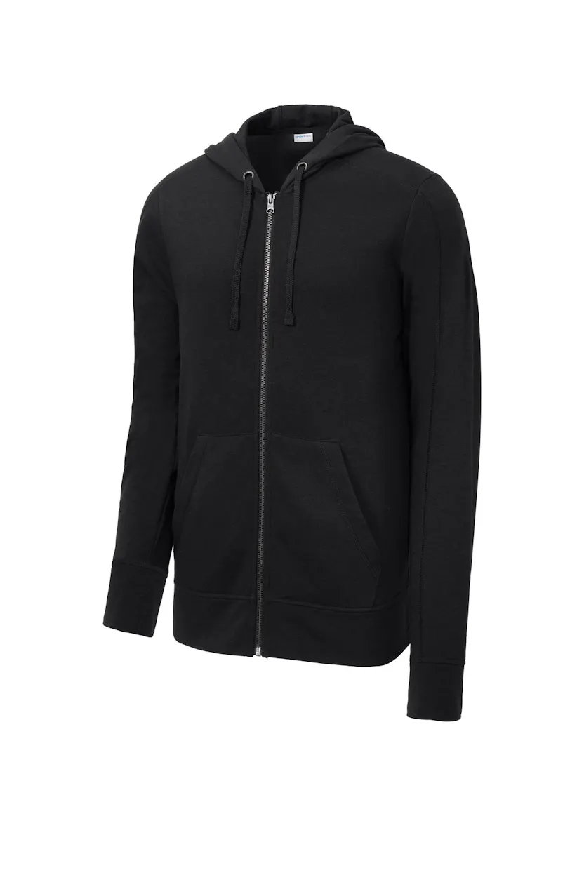 Sport-Tek ST293 PosiCharge  Tri-Blend Wicking Fleece Full-Zip Hooded Jacket