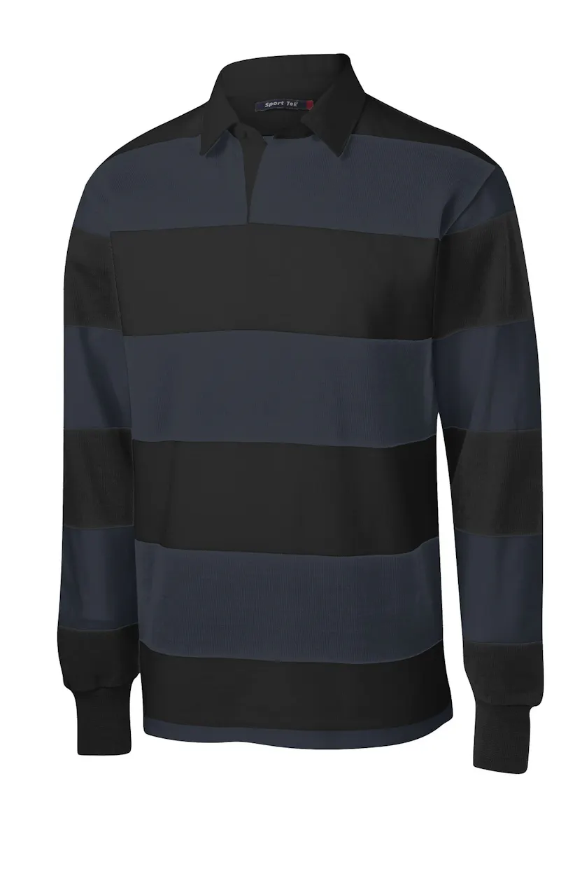 Sport-Tek ST301 Classic Long Sleeve Rugby Polo