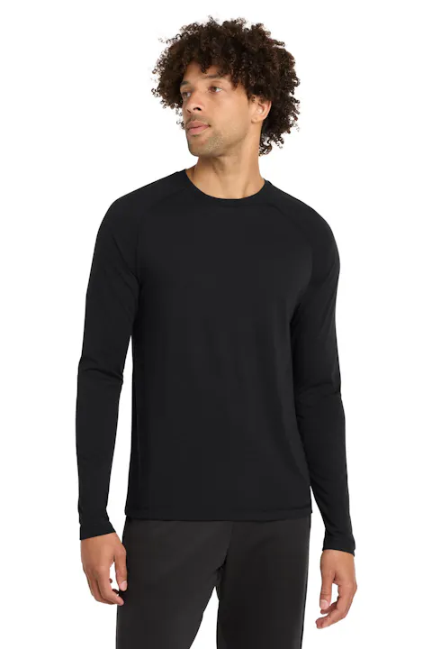 Sport-Tek ST400LS PosiCharge  Long Sleeve Tri-Blend Wicking Raglan Tee