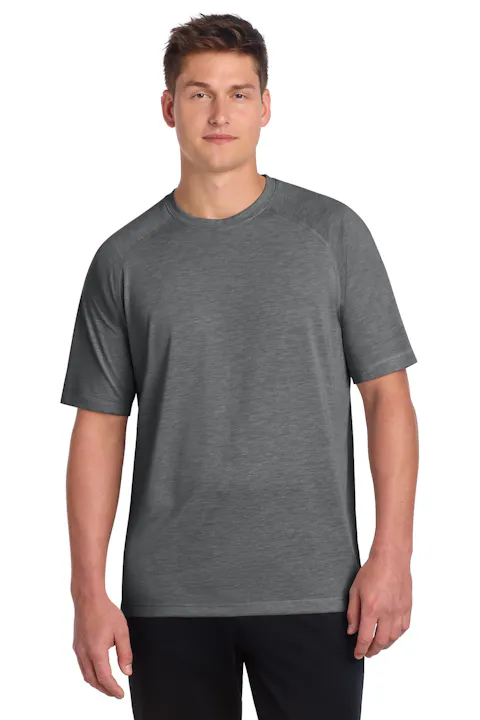 Sport-Tek ST400 PosiCharge  Tri-Blend Wicking Raglan Tee