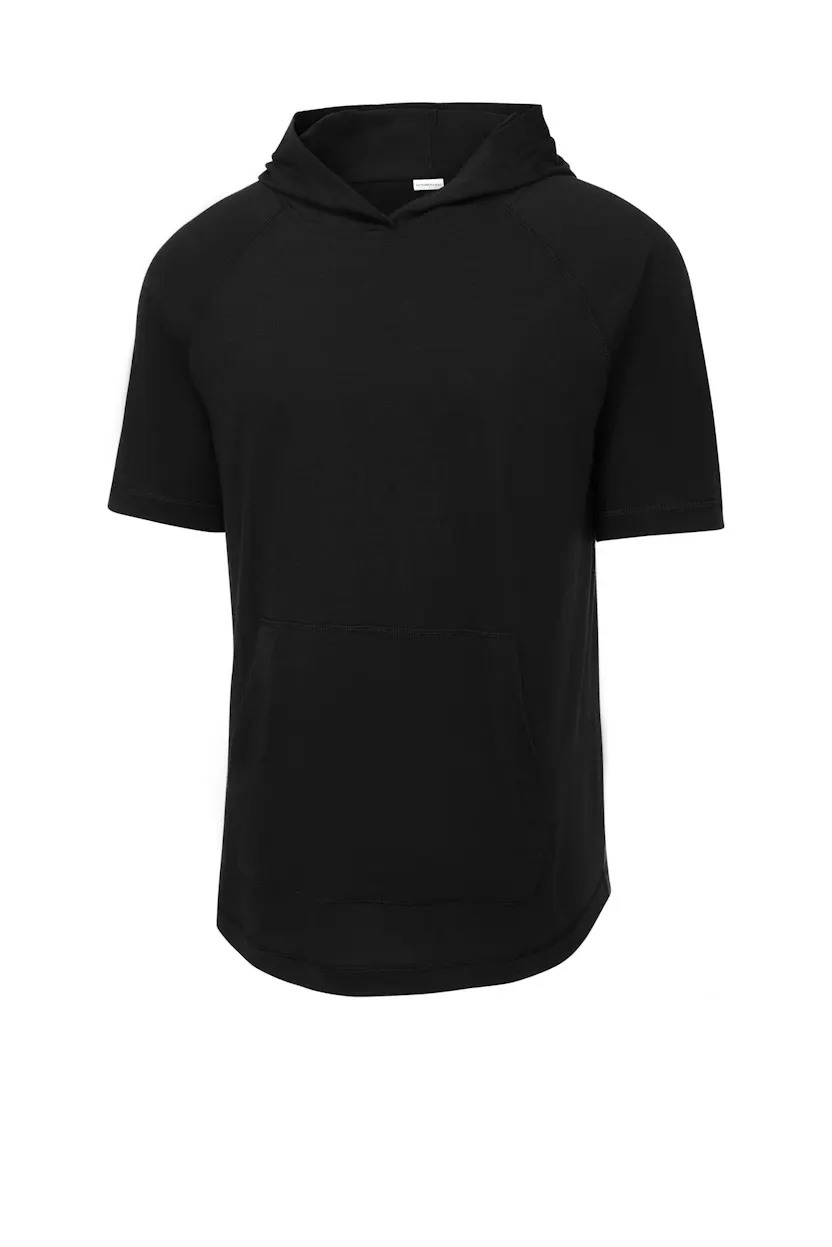 Sport-Tek ST404 PosiCharge  Tri-Blend Wicking Short Sleeve Hoodie