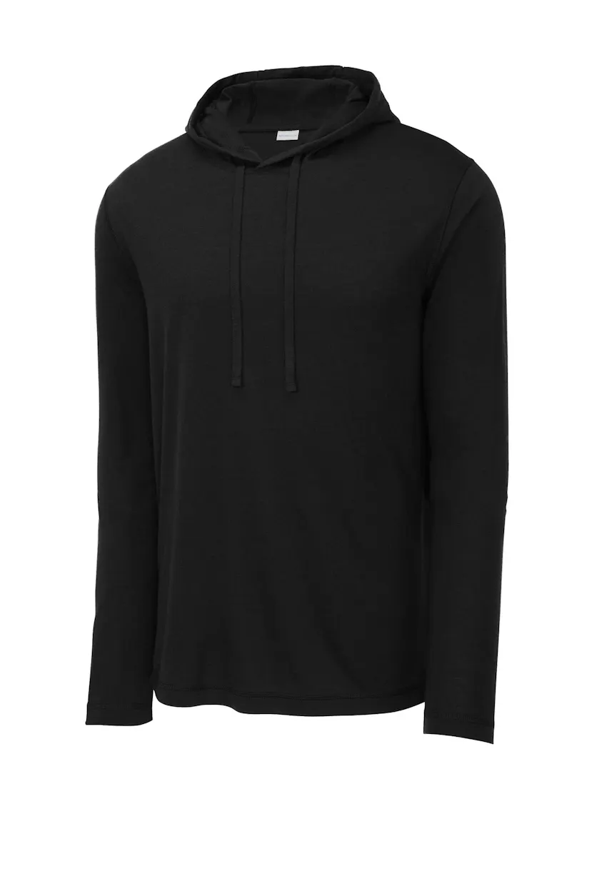 Sport-Tek ST406 PosiCharge  Tri-Blend Wicking Long Sleeve Hoodie