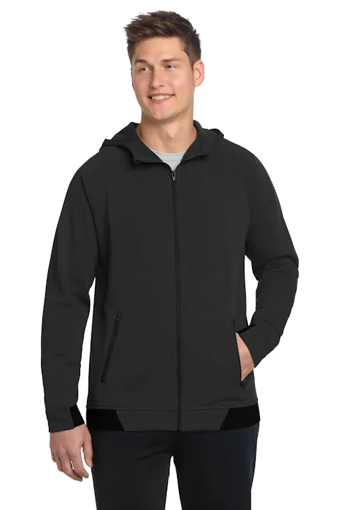 Sport-Tek ST570 PosiCharge Strive Hooded Full-Zip